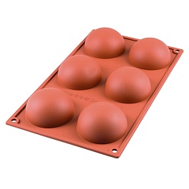 Форма для приготовления пирожных Silikomart half sphere 18,5х33,5 см силиконовая