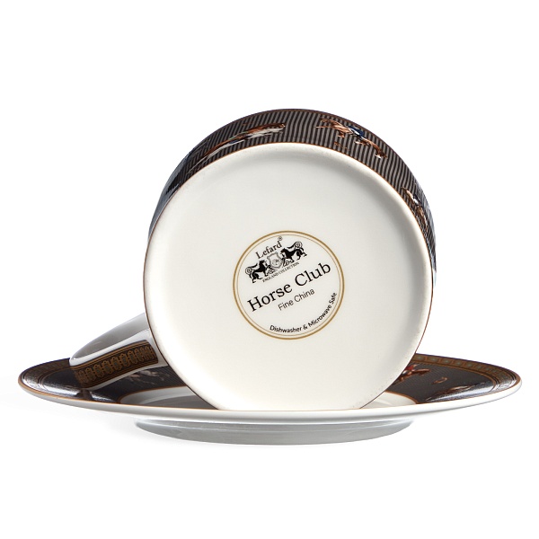 Пара чайная 300 мл Lefard Horse Club серая