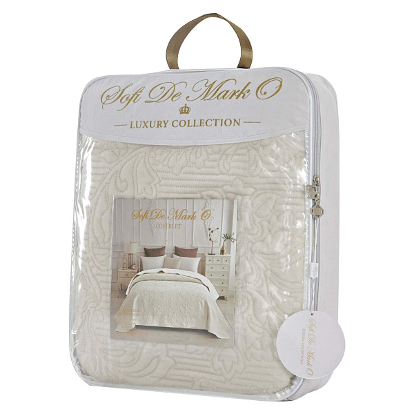 Плед 160 х 220 см Sofi de Marko Вивальди молоко