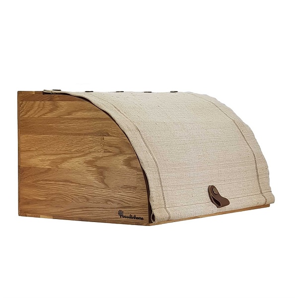 Хлебница с парусиновой крышкой Woodinhome BB003ON