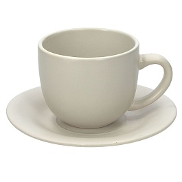 Набор чашек чайных 250 мл 6 шт RUSTICAL BEIGE MATT