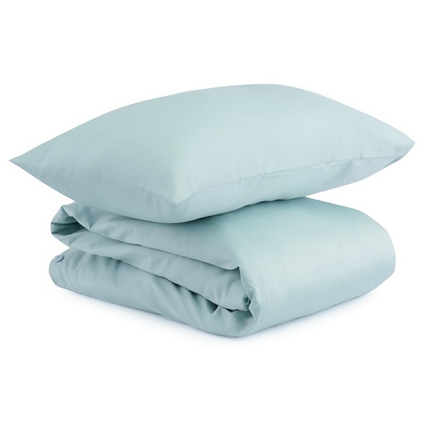 Комплект постельного белья из сатина 110 x 140 см Tkano Essential голубой