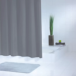 Штора для ванной комнаты 180 х 200 см Ridder Standard серый