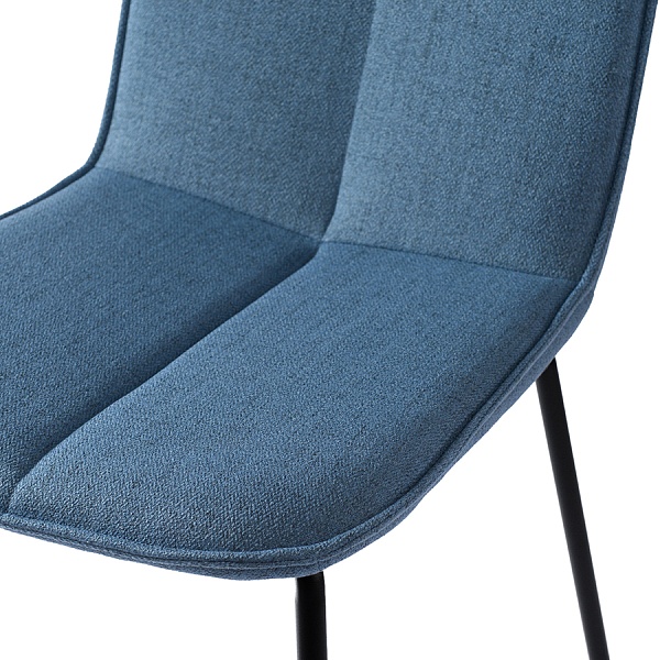 Набор из 4 стульев adrian, рогожка, синие