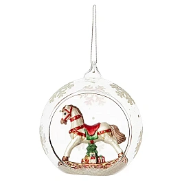 Игрушка ёлочная Tkano Festive Horse мультиколор