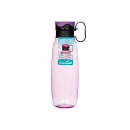 Бутылка для воды с петелькой 650 мл Sistema Hydrate Тритан фиолетовый
