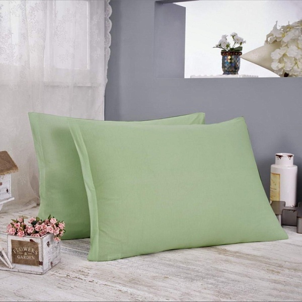 Набор наволочек 50 х 70 см Sofi de Marko Трикотаж зелёный