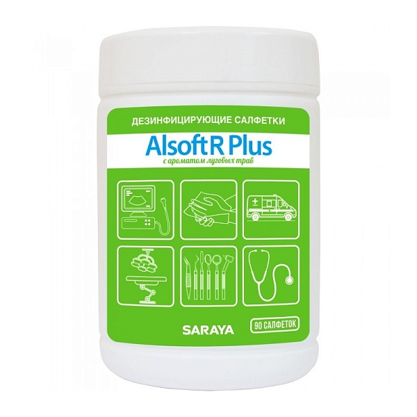 Салфетки дезинфицирующие Alsoft R Plus 90 шт