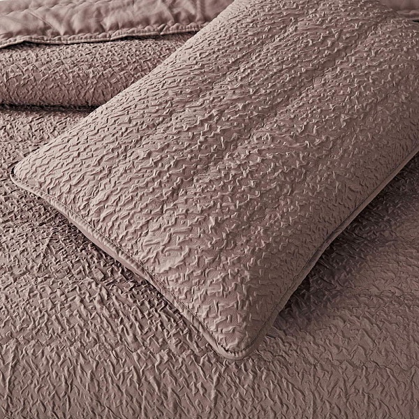 Комплект из покрывала и наволочки 160 х 220 см Sofi de Marko Надин мокко