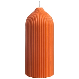 Свеча декоративная 16,5 см Tkano Edge оранжевый