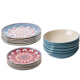 Сервиз столовый 18 предметов Tognana Cannella