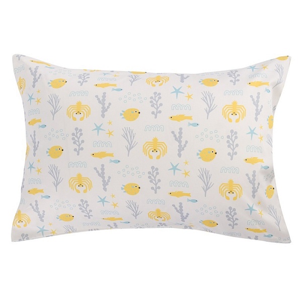 Наволочка из сатина с принтом Oceania World 50 х 70 см Tkano Tiny World