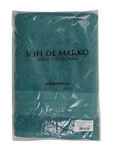 Полотенце 70 x 140 см Sofi de Marko Ashby тёмно-зелёный