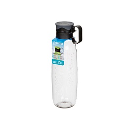 Бутылка для воды с петелькой 850 мл Sistema Тритан чёрный