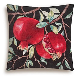 Подушка 45 х 45 см Le Gobelin Гранат тёмный фон
