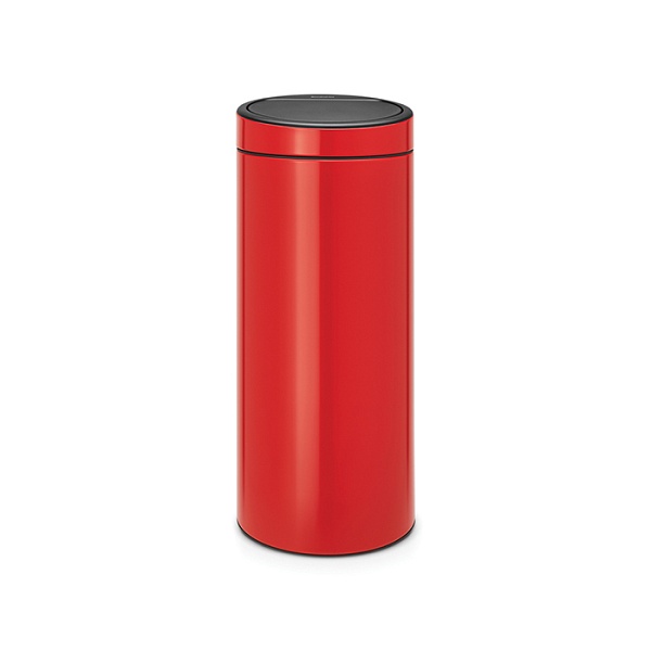 Мусорный бак 30 л Brabantia Touch Bin New Пламенно-красный
