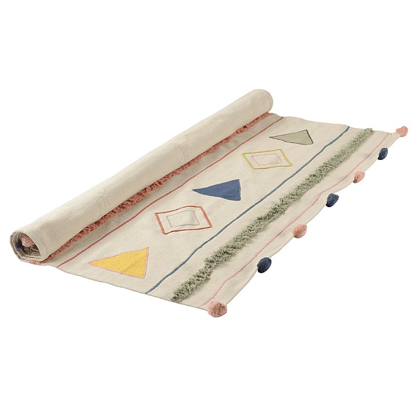 Ковер из хлопка в этническом стиле Птицы Tkano Ethnic 160 х 230 см