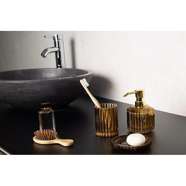 Дозатор д/жидкого мыла Vilma жёлтый