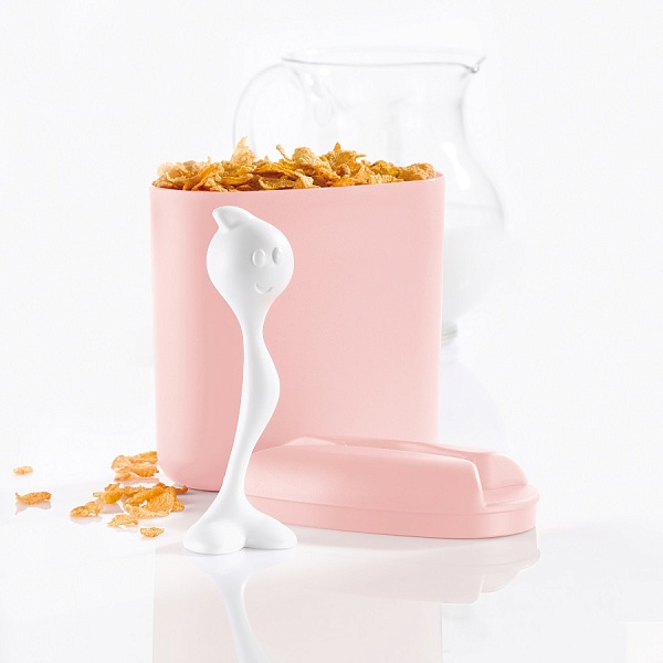 Контейнер для хранения продуктов с ложкой 1,5 л Hot Stuff эвкалиптовый