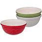 Набор салатников KITCHEN PASSIONS 3 шт 14.5 х 13 х 14.5 см , разноцветный