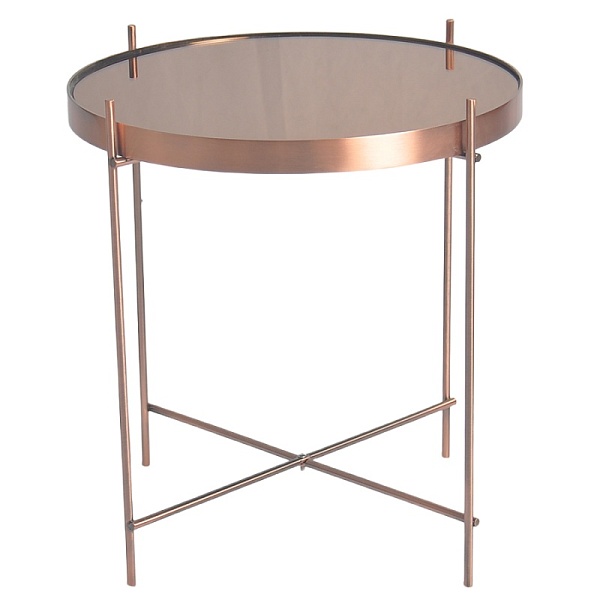 Стол josen, D42,7 см, золотой/медный