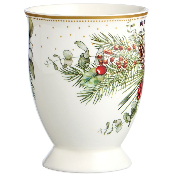 Кружка 300 мл Lefard Celebration белый/зеленый/красный