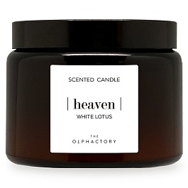 Свеча ароматическая the olphactory, Белый лотос, 360 ч