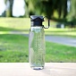 Бутылка для воды с петелькой 650 мл Sistema Тритан чёрный