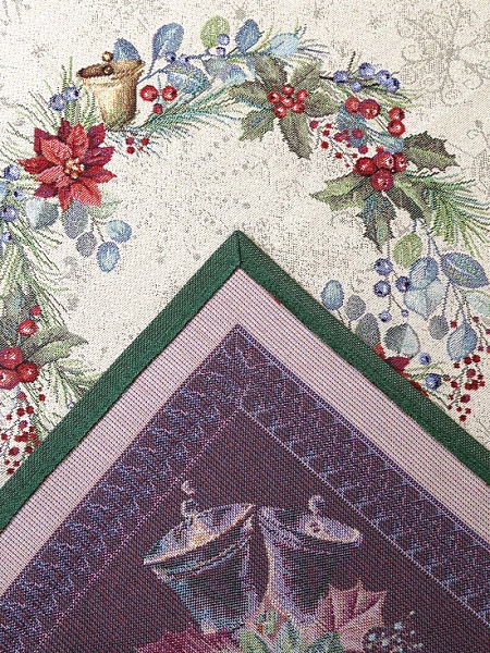 Скатерть 140 х 240 см Le Gobelin Елочные украшения