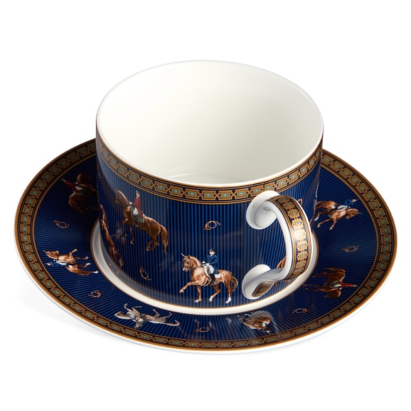 Пара чайная 300 мл Lefard Horse Club синяя