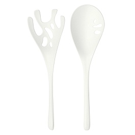 Приборы для салата Koziol Shadow белые