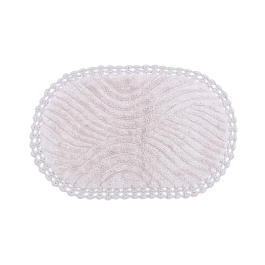 SIERRA (беж) Коврик для ванной кружевной 60х100