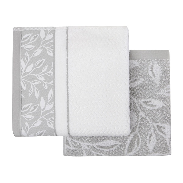 Полотенце для рук и лица 33 х 50 см Lasa Home Spring II серое