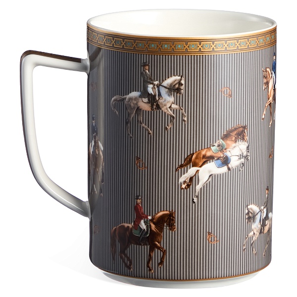 Кружка 720 мл Lefard Horse Club серая