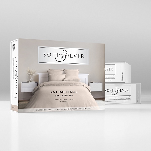 КПБ Soft Silver евро, песчаный берег