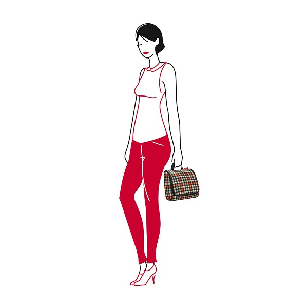 Сумка-органайзер Reisenthel Toiletbag glencheck red