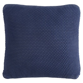 Подушка декоративная 45 х 45 см Tkano Essential синий