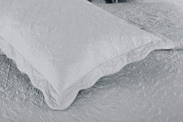 Комплект покрывало и наволочки Sofi de Marko Устина серый