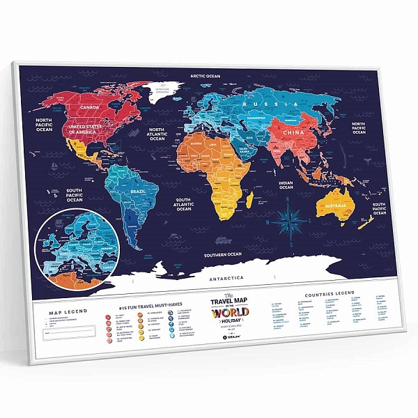 Карта Travel Map Holiday World