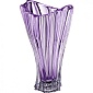 Ваза 32 см Aurum Crystal Plantica фиолетовый