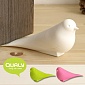 Подпорка для двери Qualy Dove белый