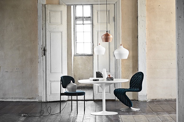 Лампа подвесная cohen xl, белая матовая, белый шнур