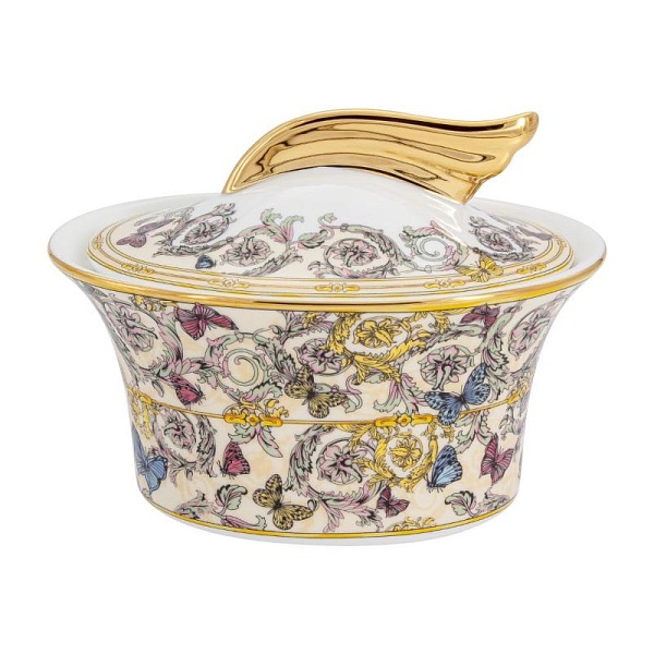 Сервиз чайный на 6 персон Royal Crown Бабочки 21 предмет