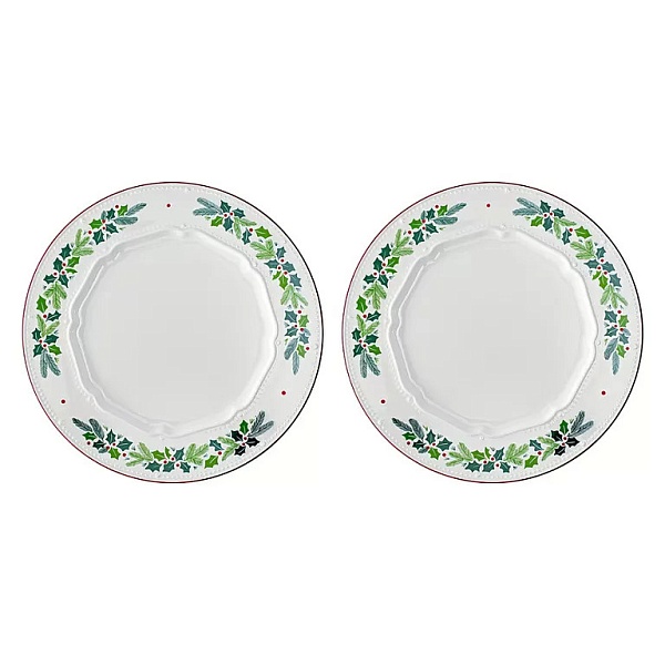 Набор тарелок 26.5 см Tkano Nordic winter 2 шт белый