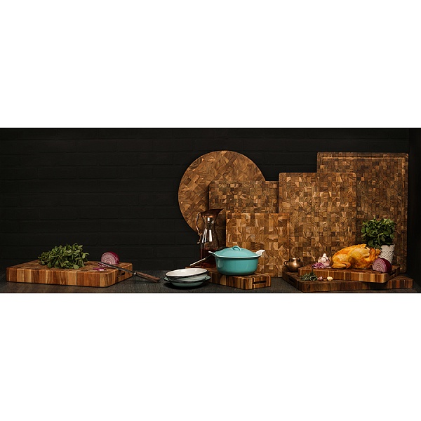 Доска разделочная торцевая TeakHaus Butcher Block 61х46 см