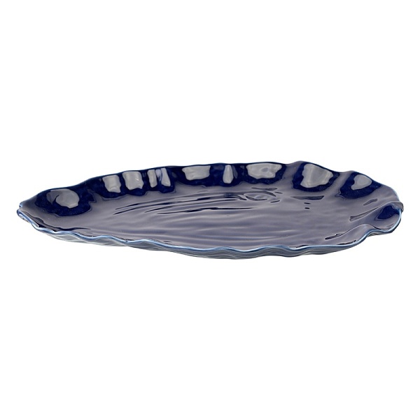 Блюдо сервировочное Tkano Sea treasures Clams синий