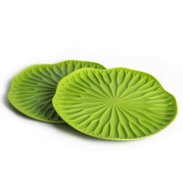 Набор подставок под бокалы 2 шт. Lotus зеленый