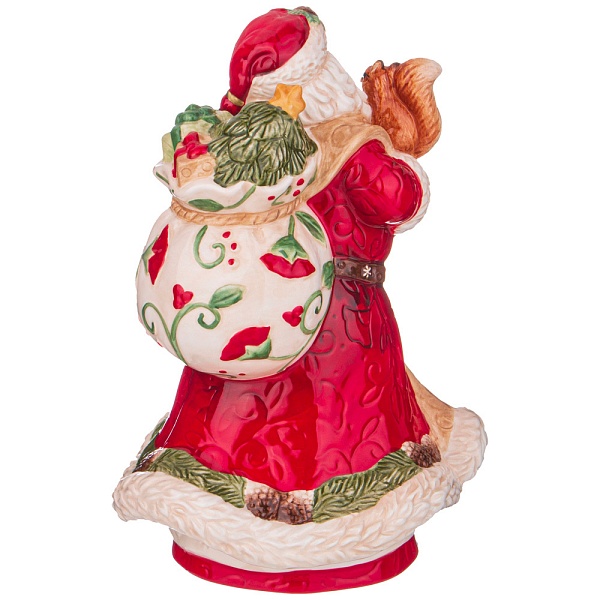 Фигура 19 х 20 х 31 см Lefard Дед Мороз красный/белый