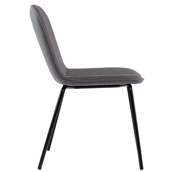 Набор из 4 стульев adrian, рогожка, темно-серые