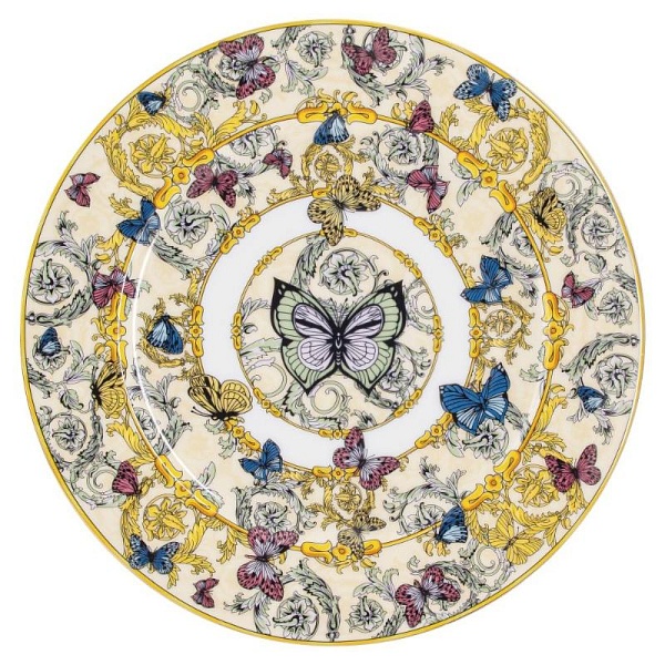 Сервиз чайный на 6 персон Royal Crown Бабочки 21 предмет